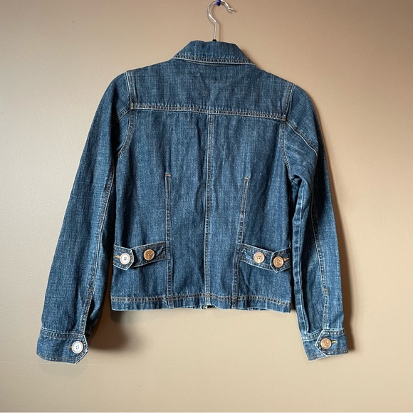 Tulle Denim Jean Jacket Size Small - Picture 2 of 10